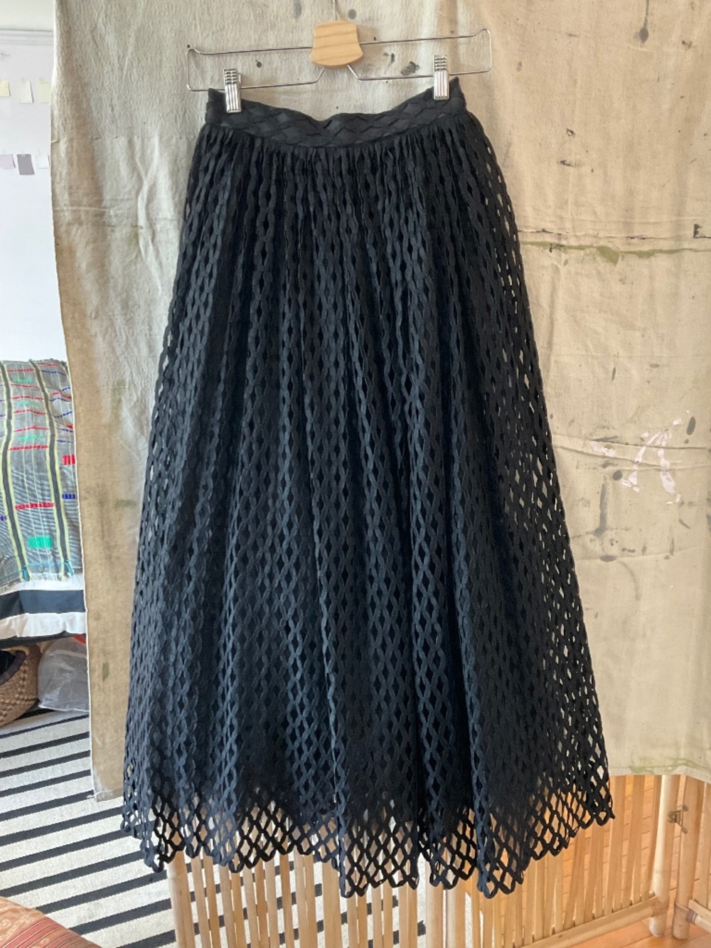 Vintage Festive Maxi Skirt